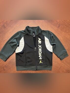 Jordan Black & Olive Infant Zip-Up Jacket